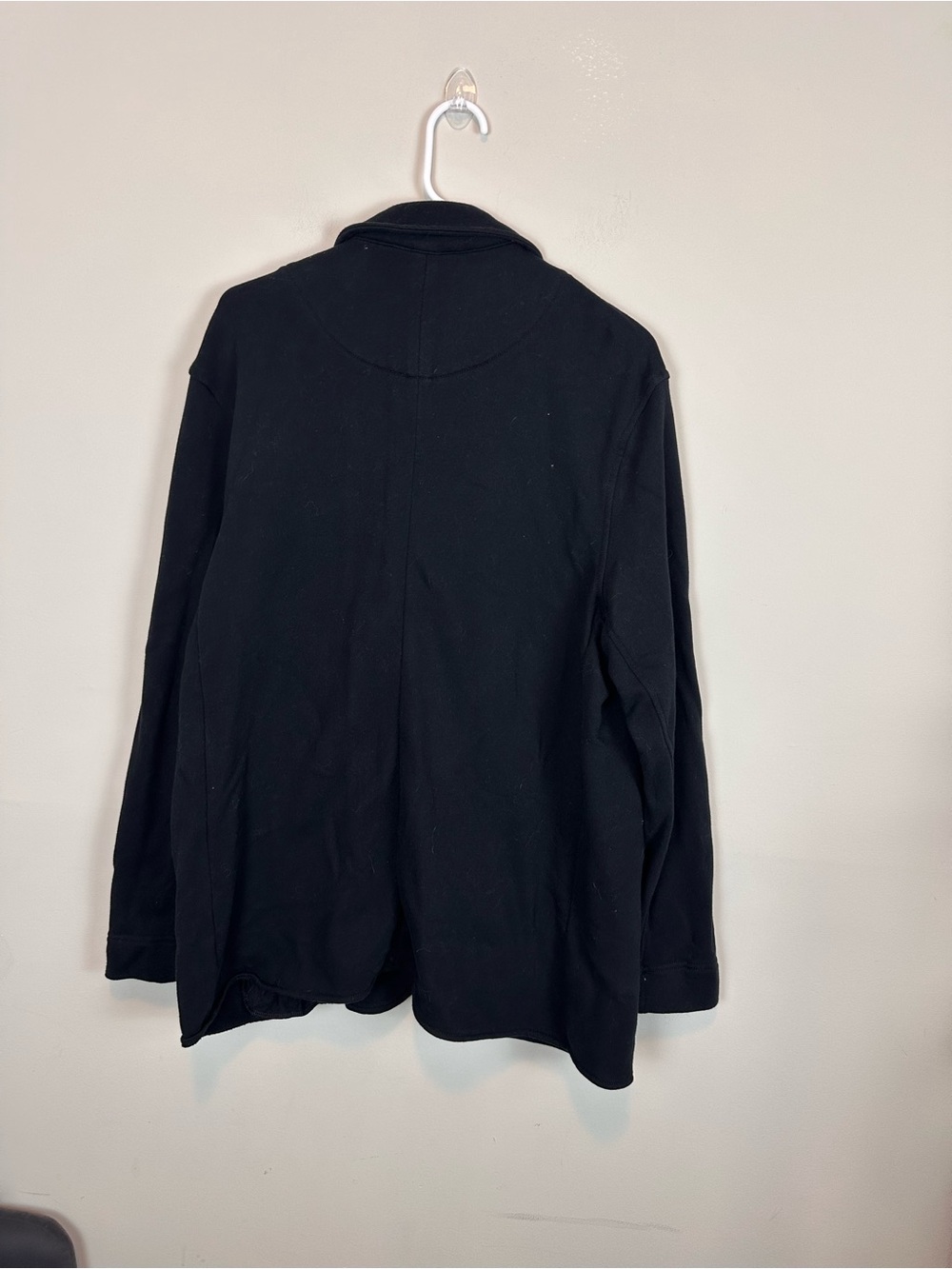 Aerie Fleece Blazer Black Oversized Jacket Women’s Large - Picture 5 of 9